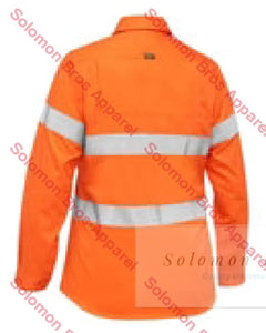 Women’s Taped Hi Vis Cool Lightweight Drill Shirt WORKWEAR