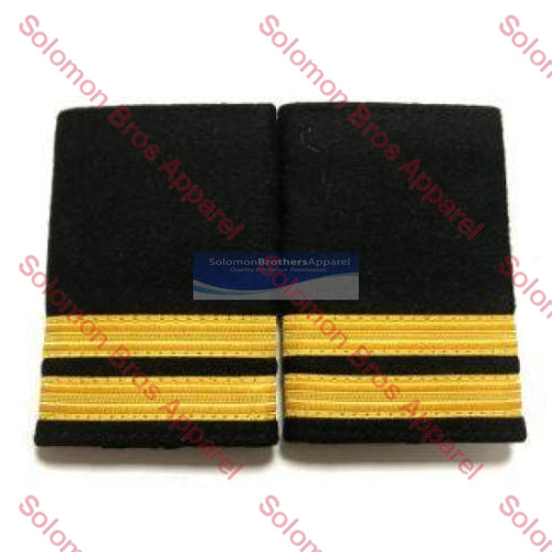 2 Bar Gold Lace Soft Epaulettes - Solomon Brothers Apparel