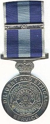 Queensland Police Diligent & Ethical Service Medal - Solomon Brothers Apparel