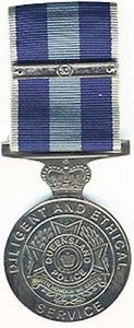 Queensland Police Diligent & Ethical Service Medal - Solomon Brothers Apparel