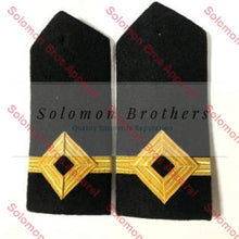 Load image into Gallery viewer, 3rd Officer Hard Epaulettes - Merchant Navy - Solomon Brothers Apparel
