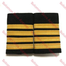 Load image into Gallery viewer, 4 Bar Gold Lace Soft Epaulettes - Solomon Brothers Apparel
