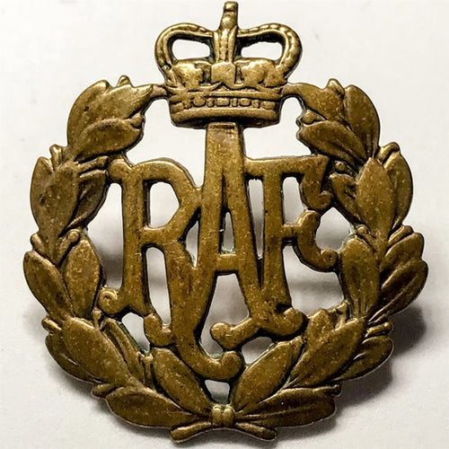 Royal Air Force Queens Crown Cap Badge - Solomon Brothers Apparel