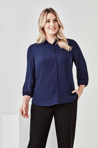 Jane Womens 3/4 Sleeve Blouse - Solomon Brothers Apparel