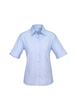 Load image into Gallery viewer, Campaign Ladies Short Sleeve Blouse - Solomon Brothers Apparel
