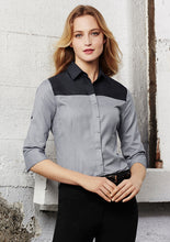 Load image into Gallery viewer, Cuba Ladies 3/4 Sleeve Blouse - Solomon Brothers Apparel
