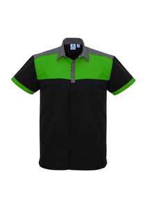 Contrast Mens Short Sleeve Shirt - Solomon Brothers Apparel