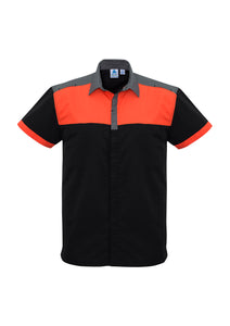 Contrast Mens Short Sleeve Shirt - Solomon Brothers Apparel