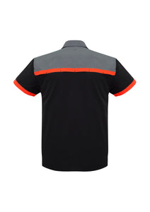 Contrast Mens Short Sleeve Shirt - Solomon Brothers Apparel