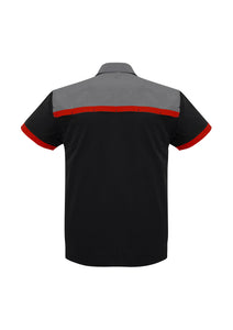 Contrast Mens Short Sleeve Shirt - Solomon Brothers Apparel