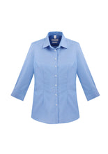 Load image into Gallery viewer, Monarch Ladies 3/4 Sleeve Blouse - Solomon Brothers Apparel
