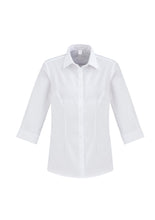 Load image into Gallery viewer, Monarch Ladies 3/4 Sleeve Blouse - Solomon Brothers Apparel
