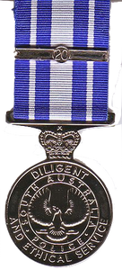 S.A. Police Diligent & Ethical Service Medal - Solomon Brothers Apparel