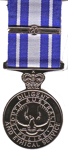 S.A. Police Diligent & Ethical Service Medal - Solomon Brothers Apparel