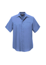 Load image into Gallery viewer, Haven Mens Short Sleeve Shirt Mid Blue - Solomon Brothers Apparel
