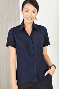 Haven Care Ladies Short Sleeve Blouse - Solomon Brothers Apparel