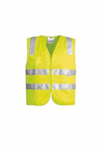 Unisex Hi Vis Zip Vest - Solomon Brothers Apparel