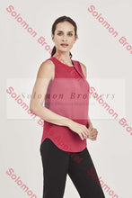 Load image into Gallery viewer, Abigail Womens Sleeveless Pleat Details Blouse - Solomon Brothers Apparel
