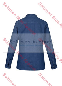 Anchor Ladies Long Sleeve Blouse - Solomon Brothers Apparel