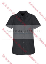Load image into Gallery viewer, Anchor Ladies Short Sleeve Blouse - Solomon Brothers Apparel
