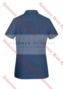 Anchor Ladies Short Sleeve Blouse - Solomon Brothers Apparel