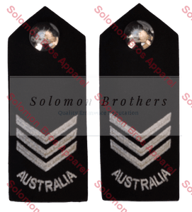 Army Sergeant Silver Shoulder Board - Solomon Brothers Apparel