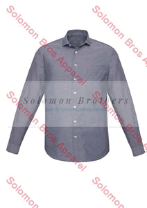 Ashley Mens Long Sleeve Classic Fit Shirt - Solomon Brothers Apparel