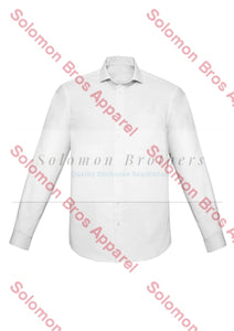 Ashley Mens Long Sleeve Classic Fit Shirt - Solomon Brothers Apparel