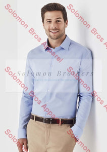 Ashley Mens Long Sleeve Slim Fit Shirt - Solomon Brothers Apparel