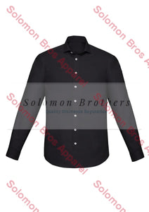 Ashley Mens Long Sleeve Slim Fit Shirt - Solomon Brothers Apparel