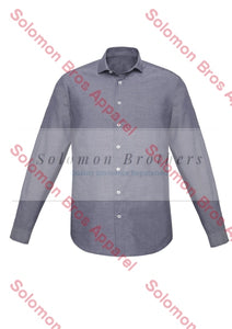 Ashley Mens Long Sleeve Slim Fit Shirt - Solomon Brothers Apparel