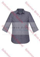 Load image into Gallery viewer, Ashley Womens 3/4 Sleeve Blouse - Solomon Brothers Apparel

