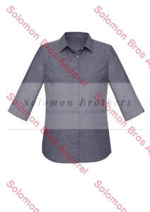 Ashley Womens 3/4 Sleeve Blouse - Solomon Brothers Apparel