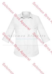 Ashley Womens 3/4 Sleeve Blouse - Solomon Brothers Apparel