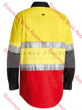 Load image into Gallery viewer, Bisley  3 Tone 3M Taped Hi Vis Cool Light Weight Long Sleeve Shirt - Solomon Brothers Apparel
