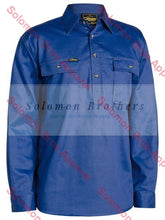 Load image into Gallery viewer, Bisley Closed Front Cotton Drill Shirt L/S - Solomon Brothers Apparel
