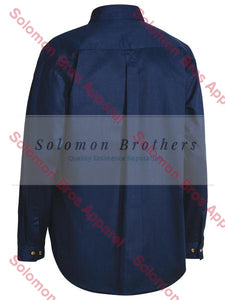 Bisley Closed Front Cotton Drill Shirt L/S - Solomon Brothers Apparel