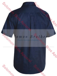 Bisley Closed Front Cotton Drill Shirt S/S - Solomon Brothers Apparel
