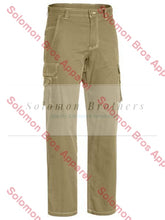 Load image into Gallery viewer, Bisley Cool Vented Lightweight Cargo Pant Khaki / 77R Workwear
