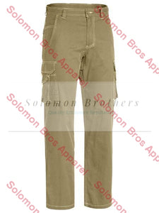 Bisley Cool Vented Lightweight Cargo Pant Khaki / 77R Workwear