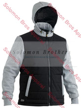 Load image into Gallery viewer, Bisley Flex &amp; Move Contrast Puffer Fleece Hooded Jacket - Solomon Brothers Apparel
