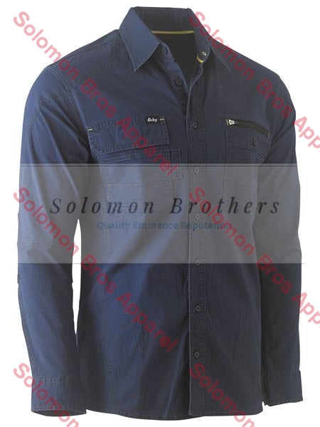 Bisley Flex & Move Utility Work Shirt - Long Sleeve - Solomon Brothers Apparel