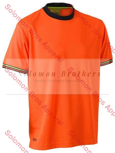 Bisley Hi Vis Polyester Mesh Short Sleeve T-Shirt - Solomon Brothers Apparel