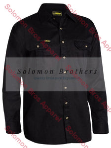 Bisley Original Cotton Drill Shirt L/S - Solomon Brothers Apparel