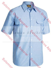 Load image into Gallery viewer, Bisley Oxford Shirt S/S - Solomon Brothers Apparel
