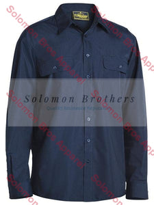 Bisley Permanent Press Shirt L/S - Solomon Brothers Apparel