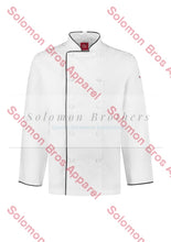 Load image into Gallery viewer, Crisp Chef Jacket White/black / Sm Jackets

