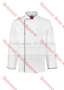 Crisp Chef Jacket White/black / Sm Jackets