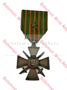 Croix de Guerre 1914-18 French - Solomon Brothers Apparel