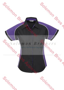 Dynamite Ladies Short Sleeve Blouse - Solomon Brothers Apparel